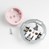 Kliklap - Retro kućna utičnica sa ramom SCHUKO 230V/16A staro-ružičasta | Eponuda.com