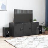 TV ormarić crni 99 x 39 x 44 cm čelični | shoptok.hr
