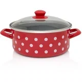 Lonac Red Dots plitka 20 cm 2,75 l