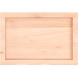  Zidna polica 60 x 40 x (2-6) cm neobrađena masivna hrastovina | Eponuda.ba