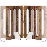  Zložljiva ograda za hišne ljubljenčke 4 pcs Hrastovina, (5000232778) | Shoptok.si