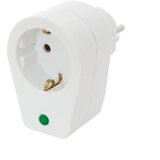 Home Utičnica sa prenaponskom zaštitom NVT1/WH | ePonuda.com