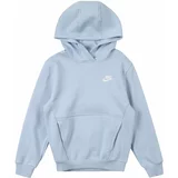 Nike Sportswear Sweater majica 'CLUB FLEECE' pastelno plava / bijela