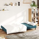 Kavč dvosed z ležiščem moder žamet | Shoptok.si