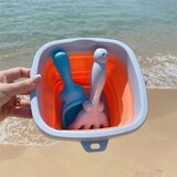 Woopie set sklopivih kanti s grabljama i lopaticom, narančasta | shoptok.hr