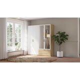 XXXL Omara Za Oblačila Mila, Barva Hrasta, Bela | Shoptok.si