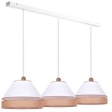 Duolla - Luster na sajli AVIGNON 3xE27/15W/230V bela/braon | Eponuda.com