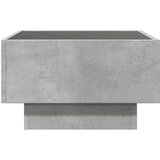  Stolić za kavu LED siva boja betona 50x50x30 cm drveni | shoptok.hr