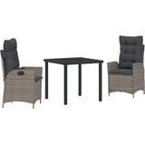 vidaXL Set od 2 Siva PE ratan Standard Uklonjive navlake | shoptok.hr