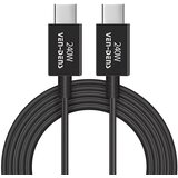  Super brzi Type-C na Type-C podatkovni kabel - 1.8 m - 240W - Crna KP33993 Cene
