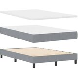  Krevet s opruga kutije Svijetlo siva 120 x 200 cm tkanina | shoptok.hr