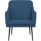 vidaXL Fotelja plava 63 x 76 x 80 cm od tkanine - Plava 1 | shoptok.hr