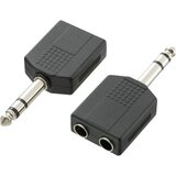 SpeaKa Professional SP-7870192 utičnica audio y-adapter [1x 6,3 mm banana utikač - 2x priključna doza za 6,3 mm banana | Eponuda.ba