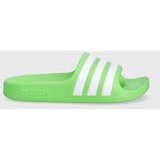 Adidas Otroški natikači ADILETTE AQUA K zelena barva | Shoptok.si