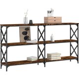  Konzolni stol boja hrasta 156 x 28 x 80,5 cm konstruirano drvo | Shoptok.si