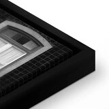  Slika - Patterned Windows (1 Part) Vertical 60x90 U crnom drvenom okviru | shoptok.hr