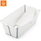 Stokke kad Flexi bath Bundle z oporo za novorojenčka white Cene