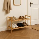 Bonami Essentials Od bambusa ormarić za cipele u prirodnoj boji 69x35x25 cm Noris – | shoptok.hr