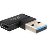 LINQ Adapter USB-C na USB-A moški pod kotom levo za polnjenje in prenos 10Gbps, Črna, (5000191808) Cene