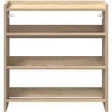 vidaXL Regal za čevlje sonoma hrast 60x25x62 cm inženirski les | Shoptok.si