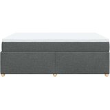 vidaXL Okvir kreveta s oprugama i madrac svjetlosivi 140x200cm tkanina | shoptok.hr