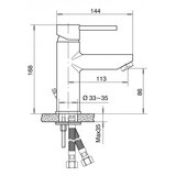 Minotti Baterija za lavabo MINOTTI TUBO (6112) | Eponuda.com
