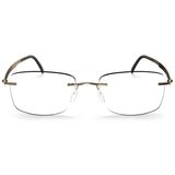  Muške Dioptrijske naočale Silhouette Venture 5558 DC 54/19 Gold | shoptok.hr