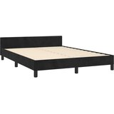  Okvir za krevet bez madraca crni 140 x 190 cm baršunasti | shoptok.hr