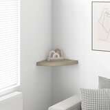  Plutajuća kutna polica boja hrasta 35 x 35 x 3,8 cm MDF | shoptok.hr