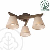  Brilagi - LED plafonski luster ANTHONY 3xE14/40W/230V hrast orah/bež | Eponuda.com