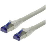21.15.0877 RJ45 omrežni kabel\, patch kabel cat 6a s/ftp 50.00 m siva masivna žica 1 kos, (20415337)