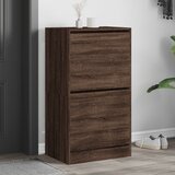vidaXL Ormarić za cipele s 2 ladice smeđa boja hrasta 60 x 42 x 108 cm Cijene
