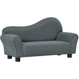 vidaXL Otroški kavč sivo blago | Shoptok.si