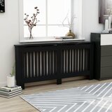 vidaXL pokrov za radijator crni 172 x 19 x 81 cm mdf Cijene