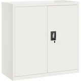 Ormarić za spise bijeli 90 x 40 x 90 cm čelični | shoptok.hr