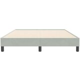  Okvir kreveta bez madraca svijetlo sivi 160x210 cm baršun | shoptok.hr
