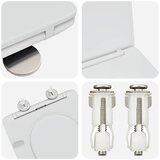  WC daska Bijelo 47 x 36 x 3,4 cm Duroplast | shoptok.hr