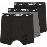 Nike Sportswear Gaće tamo siva / crna / bijela
