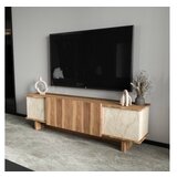Hanah home TV polica Diana Travertine Walnut