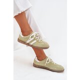 Boto Low Leather Women's Sneakers Lime Ismina | Shoptok.si