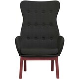  Stolica za opuštanje od tkanine crna | shoptok.hr