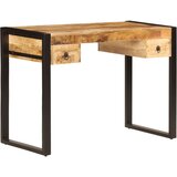 vidaXL Radni stol s 2 ladice od masivnog drva manga 110 x 50 x 77 cm | shoptok.hr