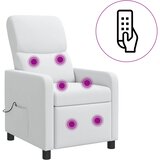  Fotelja s nagibom Bijela Tkanina | shoptok.hr