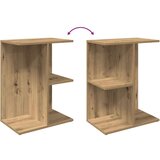 vidaXL Nočna mizica artisan hrast 46,5x29x61 cm inženirski les | Shoptok.si