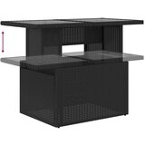 vidaXL 8-dijelni set vrtnih sofa od poliratana s jastucima crni | shoptok.hr