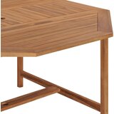  Vrtni stol 150 x 150 x 75 cm od masivne tikovine Slike