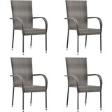  5-dijelni vrtni blagovaonski set sivi | shoptok.hr