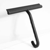 INF Silikonsko strgalo z ukrivljenim kavljem in 145° loka za steklo in tuš Black, (5000158686) | Shoptok.si