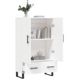  Visoka komoda bijela 69,5 x 31 x 115 cm od konstruiranog drva | shoptok.hr