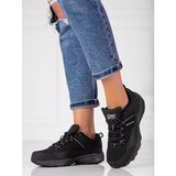 DK Women's trekking shoes on a thick sole black Cijene